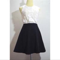 ราคา กระโปรงทรงสวิง Uniqlo สีดำ (1247400658)