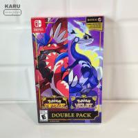 ราคา [พร้อมส่ง] มือ 2 แผ่นเกม Nintendo Switch : Pokemon Scarlet & Violet Double Pack ปกอังกฤษ (26382327793)