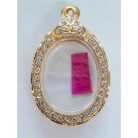 ราคา กรอบพระทองไมครอน ฝังเพชร (10836788475)