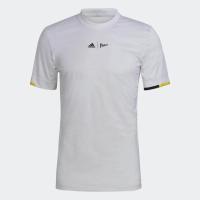 ราคา Adidas เสื้อเทนนิสผู้ชาย Tennis London FreeLift Tee | White/Impact Yellow ( HC8540 ) (21541073805)