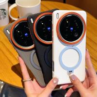 ราคา เหมาะสําหรับ vivox300 เคสโทรศัพท์วงเล็บหมุนได้ vivox300pro เคสแม่เหล็ก vivox200s Gold Armor Hard Case (42726039584)