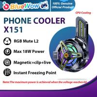 ราคา Bluewow X151 ABS โทรศัพท์มือถือเซมิคอนดักเตอร์พัดลมระบายความร้อนหม้อน้ําแม่เหล็กกลับ-คลิปเกมคูลเลอร์สําหรับ IP Android ถ่ายทอดสดระบายความร้อน (24788852402)