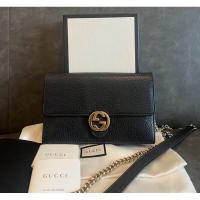 ราคา Gucci GG Interlocking woc7.5สีดำ (29356765444)