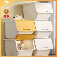 ราคา SALVO กล่องเก็บของพลาสติกเล่น กล่องเก็บของ กล่องพลาสติก (มีฝาเปิดหน้า) กล่องเอนกประสงค์ กันฝุ่นและกันน้ำ (24936237617)
