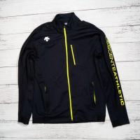 ราคา DESCENTE Tracktop JACKET สีดํา เหลือง (27889816879)