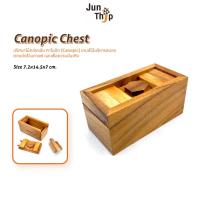 ราคา Canopic Chest ของเล่นไม้ กล่องลับใส่เงิน คาโนปิก เกมส์ไม้บริหารสมอง Wooden Secret Box Puzzle (24229020237)