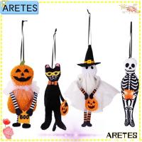 ราคา ARETS จี้ตุ๊กตาฮาโลวีน,กะโหลกผีฮาโลวีนแขวนจี้,ตุ๊กตาสยองขวัญโครงกระดูกฟักทองออกแบบแมวดําเทศกาลแกนจี้พรรคตกแต่ง (43766336440)