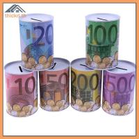 ราคา ทีที 1 ชิ้นยูโรดอลลาร์เงินกล่องปลอดภัยกระบอกกระปุกออมสินธนาคารสําหรับเหรียญเงินฝากกล่อง กรุณา (53952244776)