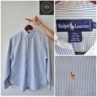 ราคา Polo Ralph Lauren Oxford Shirt, ฟ้า/ขาว. size : M | ไหล่ 18" | อก 21"| ยาว 26" l แขนกว้าง 1ช“ l แขนยาว 22.5“l (1090815544)