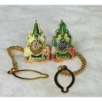 ราคา เก็บใหม่-หมุดเนคไท โลหะกะไหล่ทองลงยา ที่ระลึกในหลวง รัชกาลที่ 9 สำหรับติดปกเสื้อ/ติดเนคไท Vintage Tie Tack (43914975975)