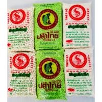 ราคา แป้งสาคู สาคูเม็ดเล็ก สาคูเม็ดใหญ่ ตราปลามังกร เเละตราปลาไทย 5ดาว 500กรัม (27255380897)