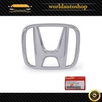 ราคา โลโก้ "H" สูง9.2cm xกว้าง 11.2cm หน้ากระจัง สีโครเมียม ของแท้ 1ชิ้น Honda Jazz GE Fit Hatchback ปี2008 - 2012 (8713859750)