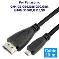 ราคา สาย HDMI ยาว 10m ใช้ต่อกล้อง Panasonic GH4,G7,G85,G95, G100,GX8,GX9,GX85,GF8,GF9,GF10,GM5,S9 เข้ากับ HD TV,Monitor cable (23178181202)