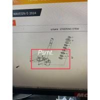 ราคา ชุดแผงคอ+แฮนด์บังคับเลี้ยว+ไฟเลี้ยวหน้าขวา Honda wave125 i led ปี2023-2024 แท้เบิกศูนย์ (24678944622)