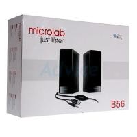 ราคา SPEAKER (ลำโพง) MICROLAB B56 / 2.0 USB (7538975167)