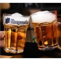 ราคา แก้วเบียร์ Hoegaarden แก้วเบียร์ ความใหญ่หนาพิเศษ ขนาด500/880ML (20727469216)