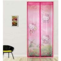 ราคา ม่านประตูแม่เหล็กกันยุงกันแมลง ลายคิตตี้ สีชมพู (4670267835)