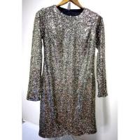 ราคา ้เดรสปักเลื่อมเกล็ดปลาละเอียด เกล็ดปลาสีทอง size 2 (M) งานแบรนด์ Maia มือสอง สวยๆ (13460002526)