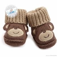 ราคา ใส่โค้ดส่วนลด 120 บาท รองเท้าโครเชต์ขนแกะ รองเท้าทารก ถุงเท้าเด็กอ่อน 0-3 เดือน ยี่ห้อ Carter's ลายเด็กผู้ชาย (537798613)