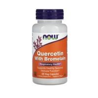 ราคา พร้อมส่ง เควอซิทิน โบรมีเลน NOW Foods, Quercetin With Bromelain, 60 Veg Capsules (51651118275)