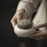 ราคา เซรามิกย้อนยุคขนาดเล็ก กระถางธูปสำหรับภายในบ้าน และชุดธูปพร้อมตรา (45900339851)