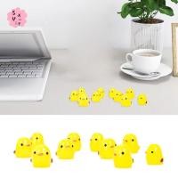 ราคา รูปปั้นขนาดเล็กลูกไก่สีเหลือง - ชุดตกแต่งภูมิทัศน์ไมโคร 10 ชิ้น (40276263853)