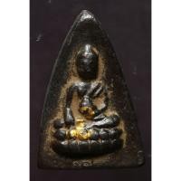 ราคา พระพุทโธน้อย แม่ชีบุญเรือน วัดอาวุธ เนื้อผงใบลาน ลงรักทอง มีไขขึ้นจับแน่นผุดขึ้นมา (49451527566)