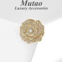 ราคา เข็มกลัดดอกคามีเลียไซซ์เล็กประดับเพชร สไตล์วินเทจหรูหราติดปกเสื้อสวยเด่น (56602153640)