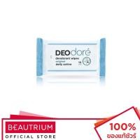 ราคา DEODORE' Deodorant Wipes Original Daily Active ทิชชู่เปียกระงับกลิ่นกาย 10pcs (14082396970)