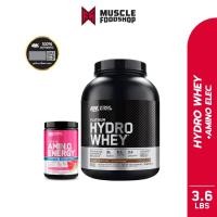 ราคา [SET!!] OPTIMUM NUTRITION Hydro Whey 3.5 Lbs. รส Chocolate + Amino Electrolyte Watermelon (10380139125)