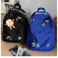 ราคา กระเป๋าเป้สะพายหลังสไตล์ญี่ปุ่น สีฟ้าและสามสี อเนกประสงค์ ความจุขนาดใหญ่ สำหรับนักเรียน (41526775386)