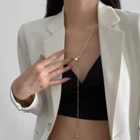 ราคา สร้อยคอมุกสีขาวยาวแบบดึงออก เครื่องประดับแฟชั่นสำหรับผู้หญิง (52101093316)