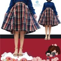 ราคา กระโปรงลายสก๊อตงานญี่ปุ่นวินเทจ Earth music&ecology (28051490301)