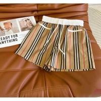 ราคา กางเกงขาสั้นสีน้ำตาลลายตรงBu.rbe.rry (24053910606)