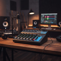 ราคา Bomge F4 มิกเซอร์เสียงบลูทูธสําหรับพีซี มิกเซอร์คาราโอเกะประสิทธิภาพสูงแบบพกพา (54700653804)