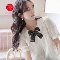 ราคา เนคไทน่ารักสำหรับวันธรรมดา มือถักลูกไม้และลูกปัด เพิ่มความโดดเด่นให้เสื้อด้วยลายเรขาคณิตและคริสตัล Swarovski (41076317777)