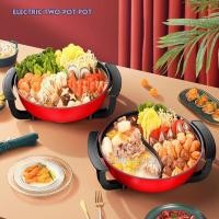 ราคา หม้อไฟฟ้า 2ช่อง หม้ออเนกประสงค์ 6ลิตร หม้อทอด หม้อสุกี้ หม้อต้ม ความจุขนาดใหญ่ หม้อไฟ หม้อต้ม หม้อสุกี้ไฟฟ้า (28757856035)