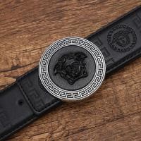 ราคา VERSACE Medusa Belt เข็มขัดผู้ชาย VERSACE Smooth Buckle Inner Buckle Letter เข็มขัดแฟชั่นอเนกประสงค์สําหรับนักเรียน (46200744594)