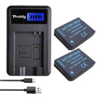 ราคา DMW-BCG10 BCG10 BCG10E แบตเตอรี่ + เครื่องชาร์จ USB LCD สําหรับ Panasonic Lumix DMC-3D1 DMC-TZ7 DMC-TZ8 DMC-TZ10 DMC-TZ18 DMCTZ19 (50800068384)