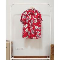 ราคา เสื้อฮาวายลายดอกสีแดงสด (21825460509)
