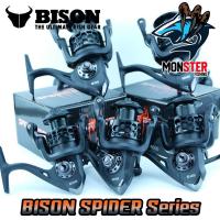 ราคา รอกสปินนิ่ง แมงมุมดำ SPIDER BISON 2000/3000/4000/5000/6000(BLACK) (26307564147)