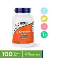 ราคา NOW L-Cysteine 500 mg (100 Tablets) Plus Vitamin B6 และ Vitamin C (23418776768)