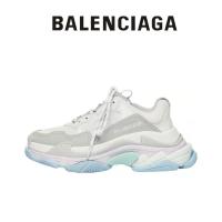 ราคา รองเท้าลำลองพื้นหนา Balenciaga TripleS สำหรับผู้ชายและผู้หญิงรองเท้าพ่อตัดต่ำ (28272285880)