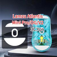 ราคา ตีนเมาส์ Lamzu Atlantics Mini Pro เมาส์เล่นเกมไร้สาย Atlantis OG V2 4K Esports ICE Version PTFE Skates Glides Smooth Move Control น้ําหนักเบาขอบโค้ง (28138706273)
