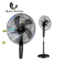 ราคา พัดลม 5 ใบพัด พัดลมตั้งพื้น16 นิ้ว พัดลมแรงสูง พัดลมปรับระดับ STAND FAN ปรับความแรงลมได้ 3 ระดับ HAN RIVER (20606209393)