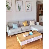 ราคา Cherry L Shape Sofa โซฟาคุณภาพ โครงไม้จริง ฟองน้ำเกรดเอ โซฟาตัวแอล (2693538649)