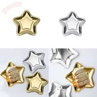 ราคา จ็อกซ์ 10ชิ้นจานอาหารค่ํา,สีทองเงินดาวห้าแฉกแผ่นกระดาษ,แต่งงานเด็กอาบน้ําวันเกิดทิ้งแผ่นคริสต์มาสถาดเค้กพรรคซัพพลาย (48351598556)