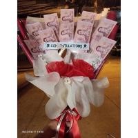 ราคา ❤️ช่อดอกไม้ใส่แบงค์ได้ 10 ใบใส่ได้แบงค์ 20 ถึงแบงค์พันค่ะ (29659473220)