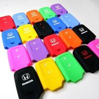 ราคา ซิลิโคนกุญแจรีโมทรถยนต์ HONDA HR-V, CR-V ,BR-V, JAZZ เคสรีโมท เคสกุญแจ Smart Key 2 ปุ่ม (17829722357)