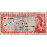 ราคา ธนบัตรแคริบเบียนตะวันออก One Dollar -ปี 1965 (21895191482)